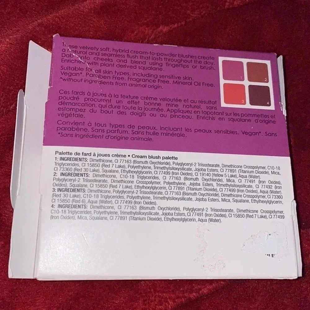 Sephora S Clean Velvet Cream Blush Palette  New - Picture 13 of 14